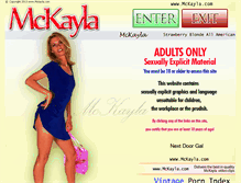 Tablet Screenshot of mckayla.com